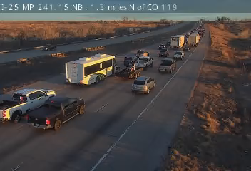 Crash Closes Southbound Interstate 25 Near Mead