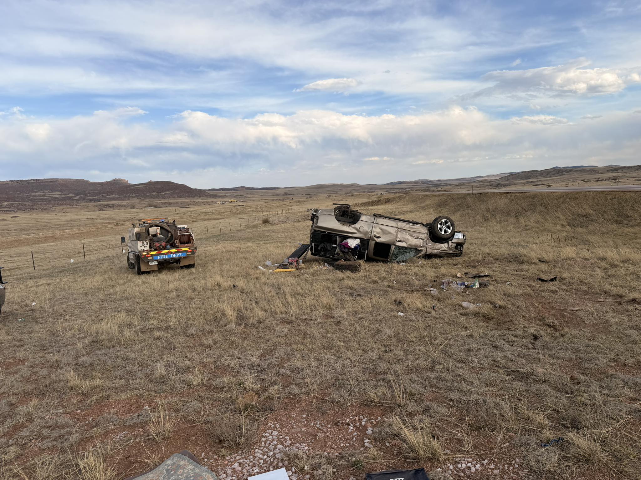 Rollover Crash Reported Near Livermore