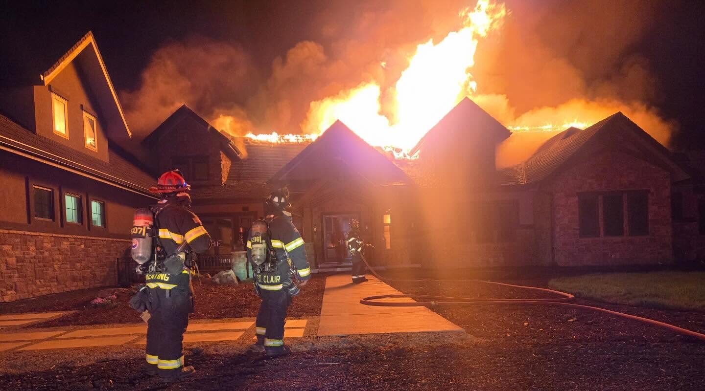 Home Fire Closes Weld County Road Near Erie