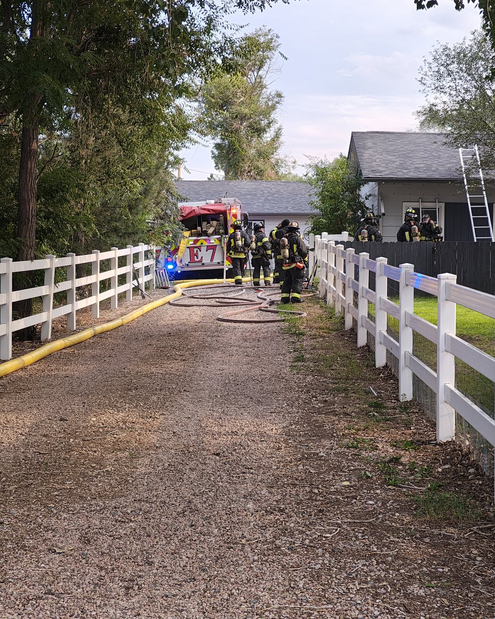 House Fire on West Vine Drive Quickly Contained by Poudre Fire Authority