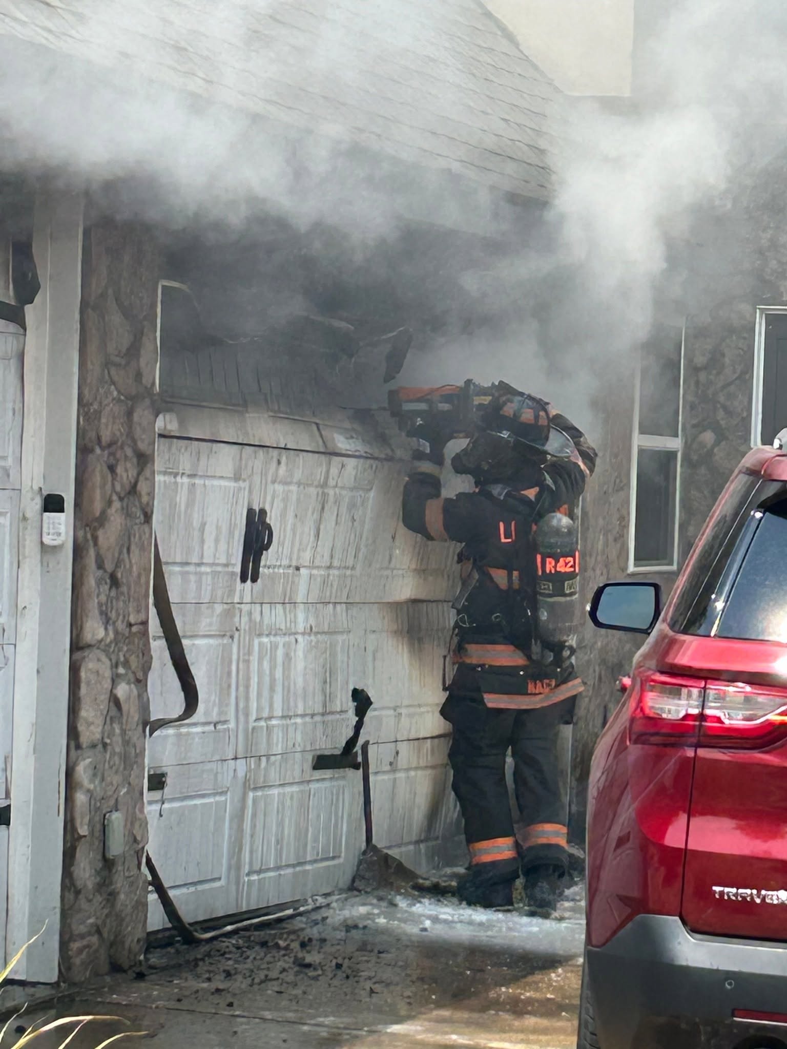 Garage Fire Contained at Loveland Home, Investigation Underway