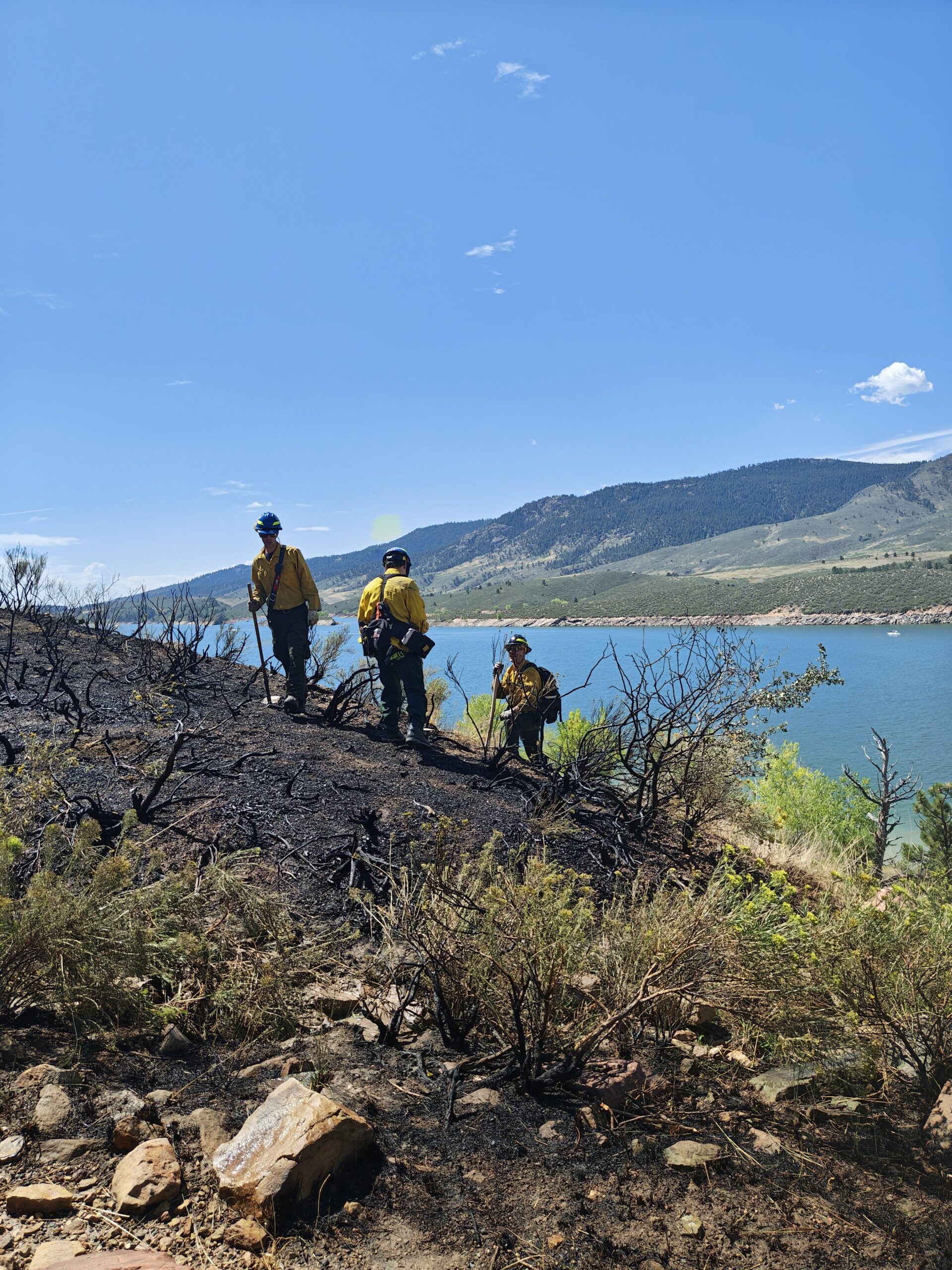 Brush Fire Sparks Second-Alarm Response at Horsetooth Reservoir