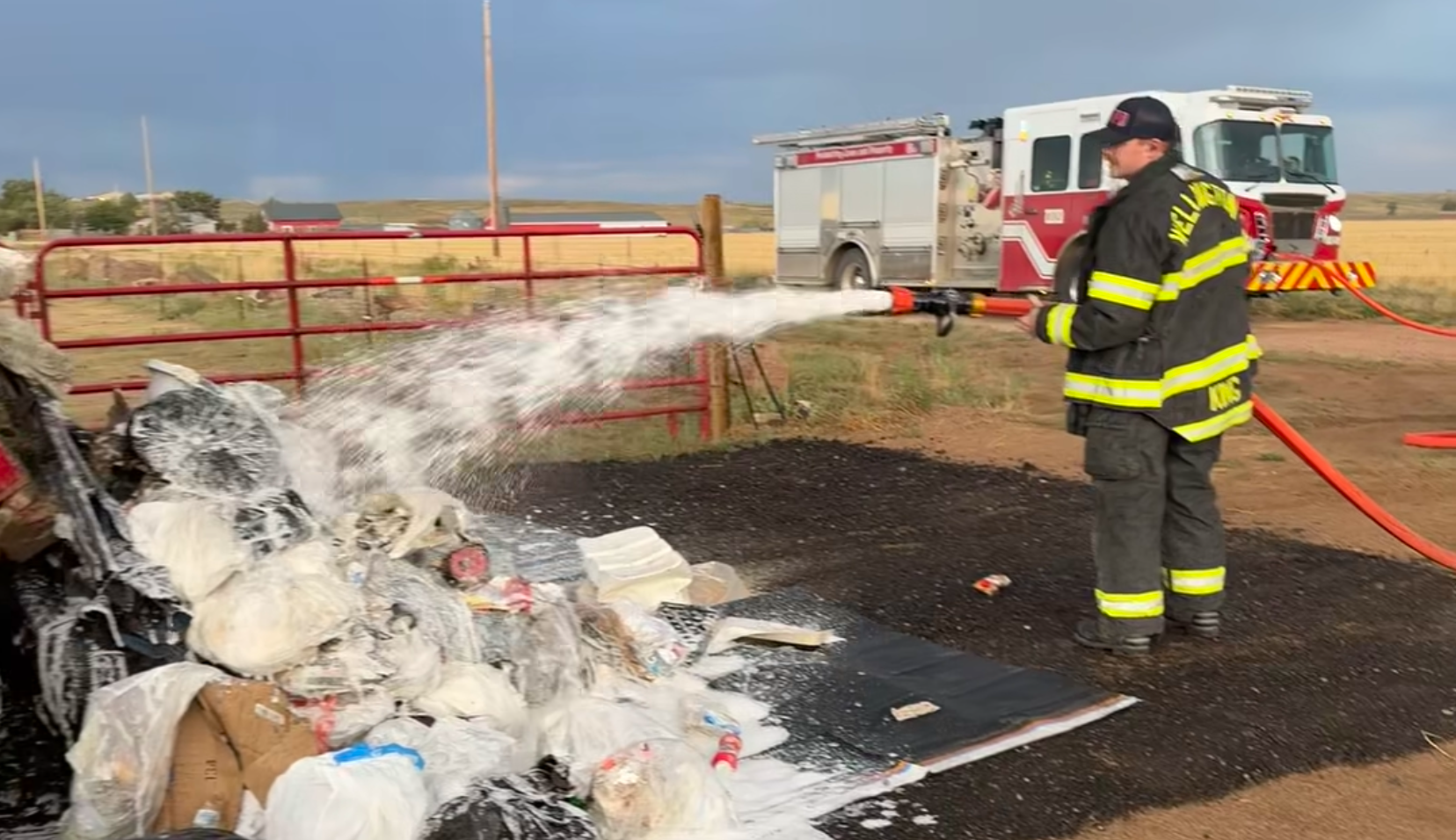 Smoldering Batteries Prompt Warning From Wellington Fire