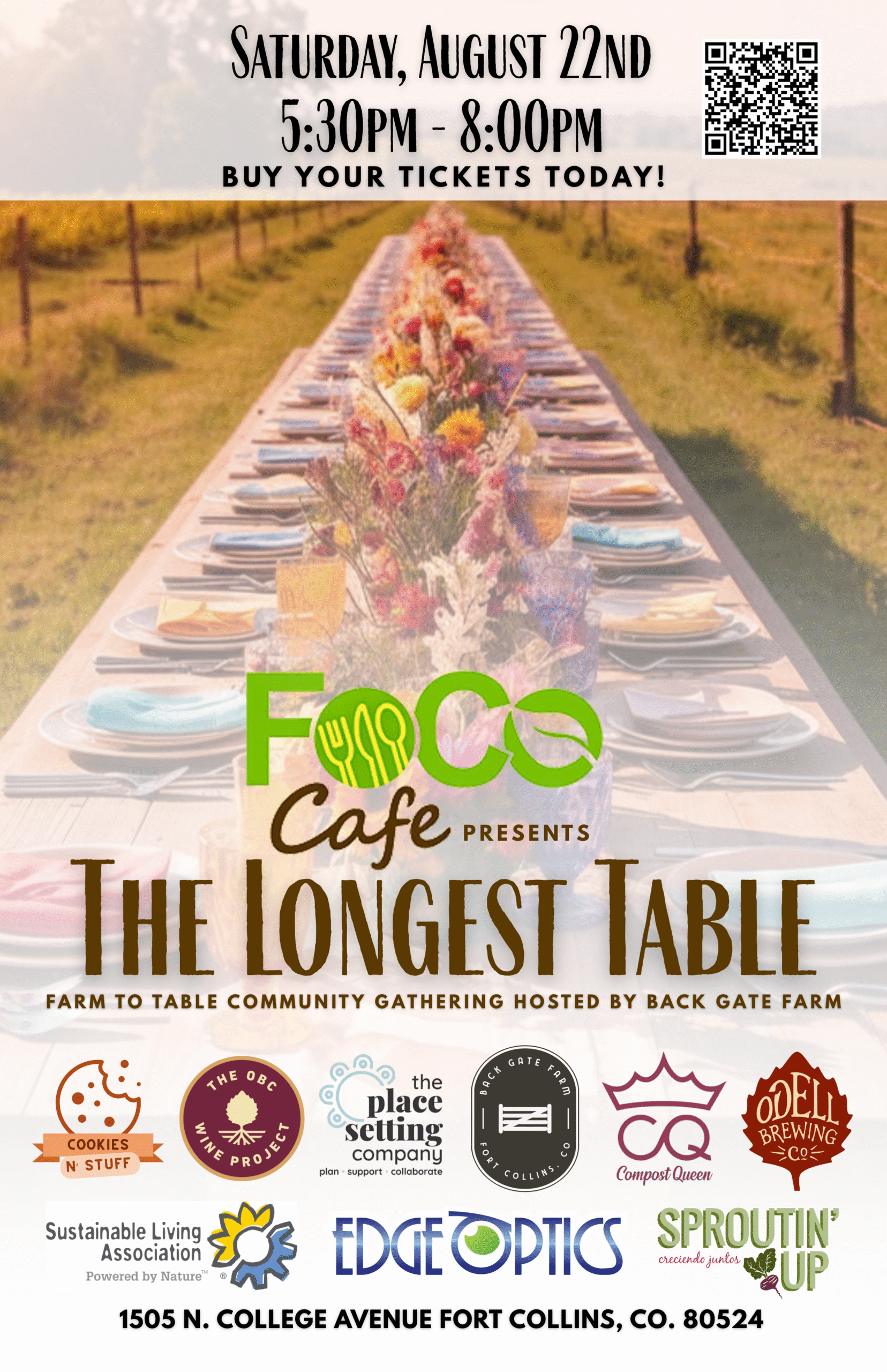 Longest Table Fundraiser Brings Community Together at Back Gate Farm