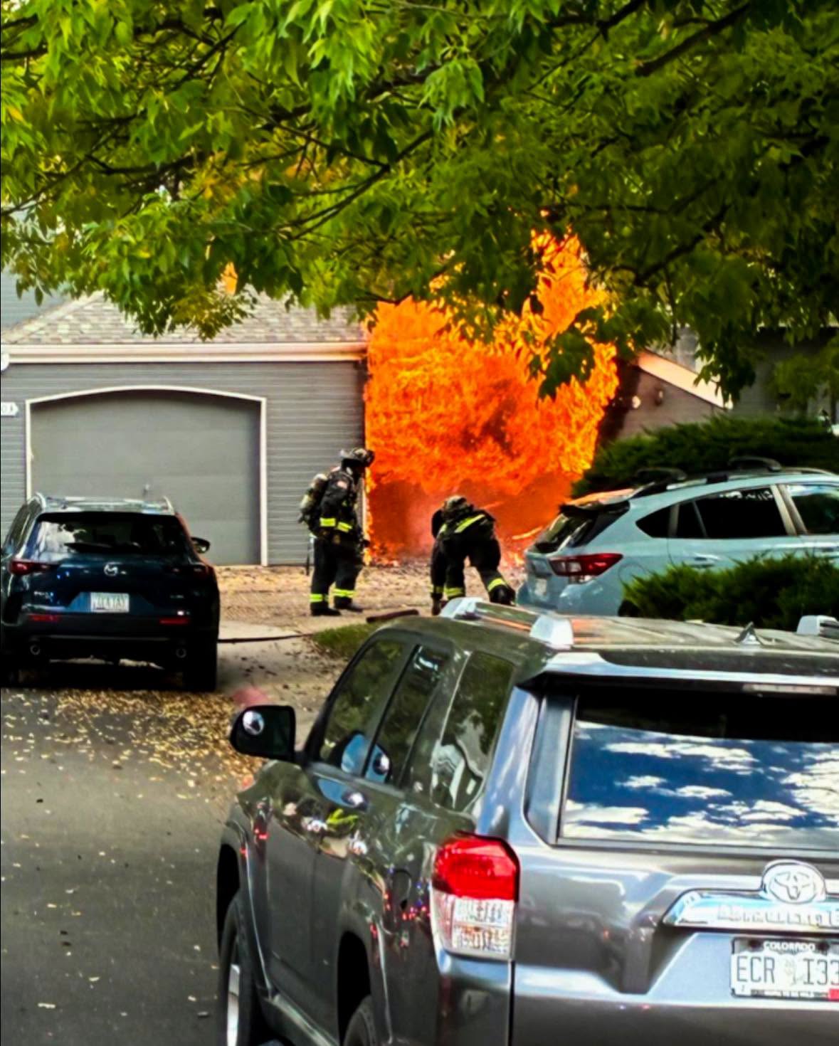 Detached Garage Fire Under Investigation