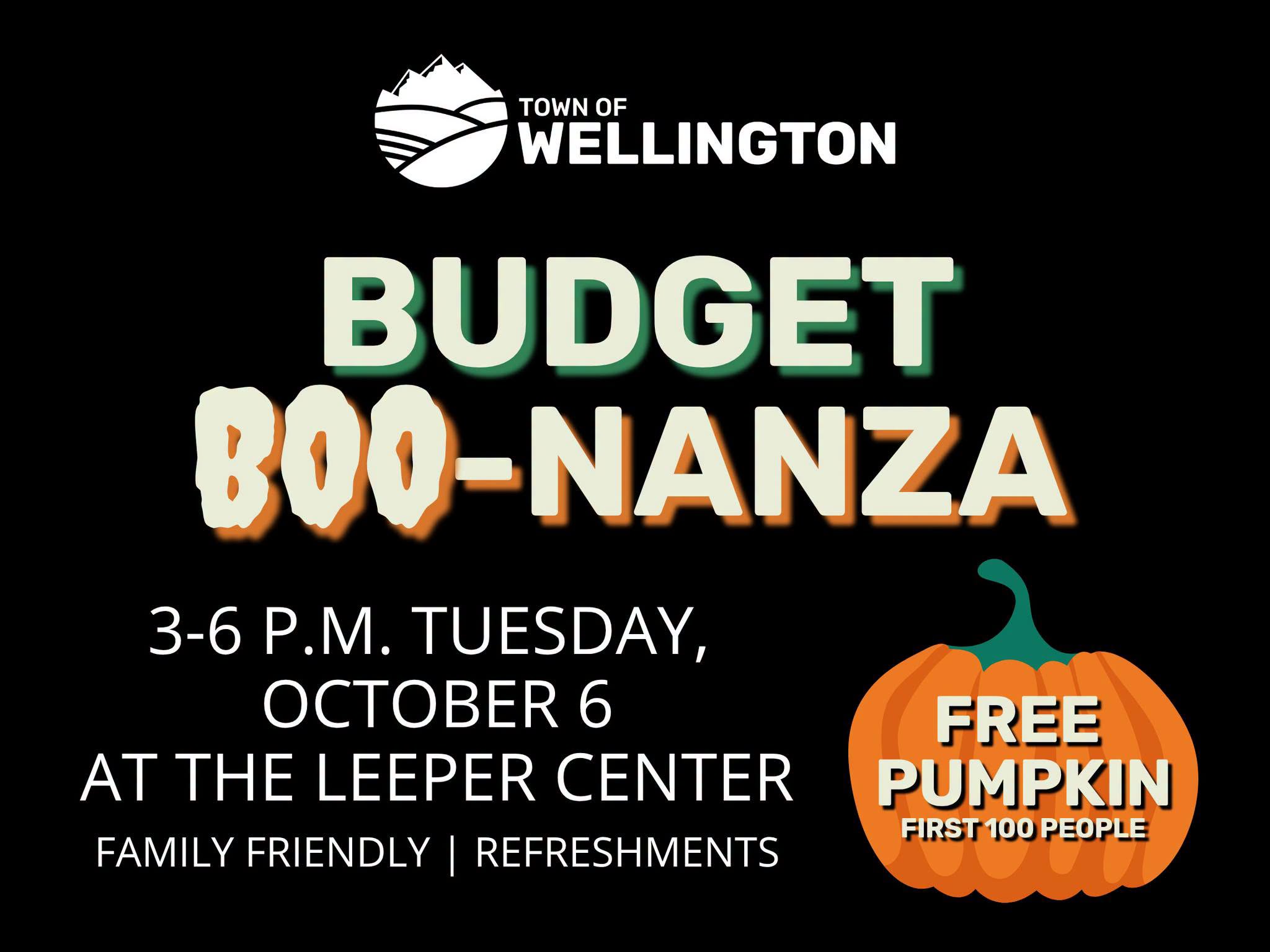 Wellington Invites Residents to Budget BOO-nanza