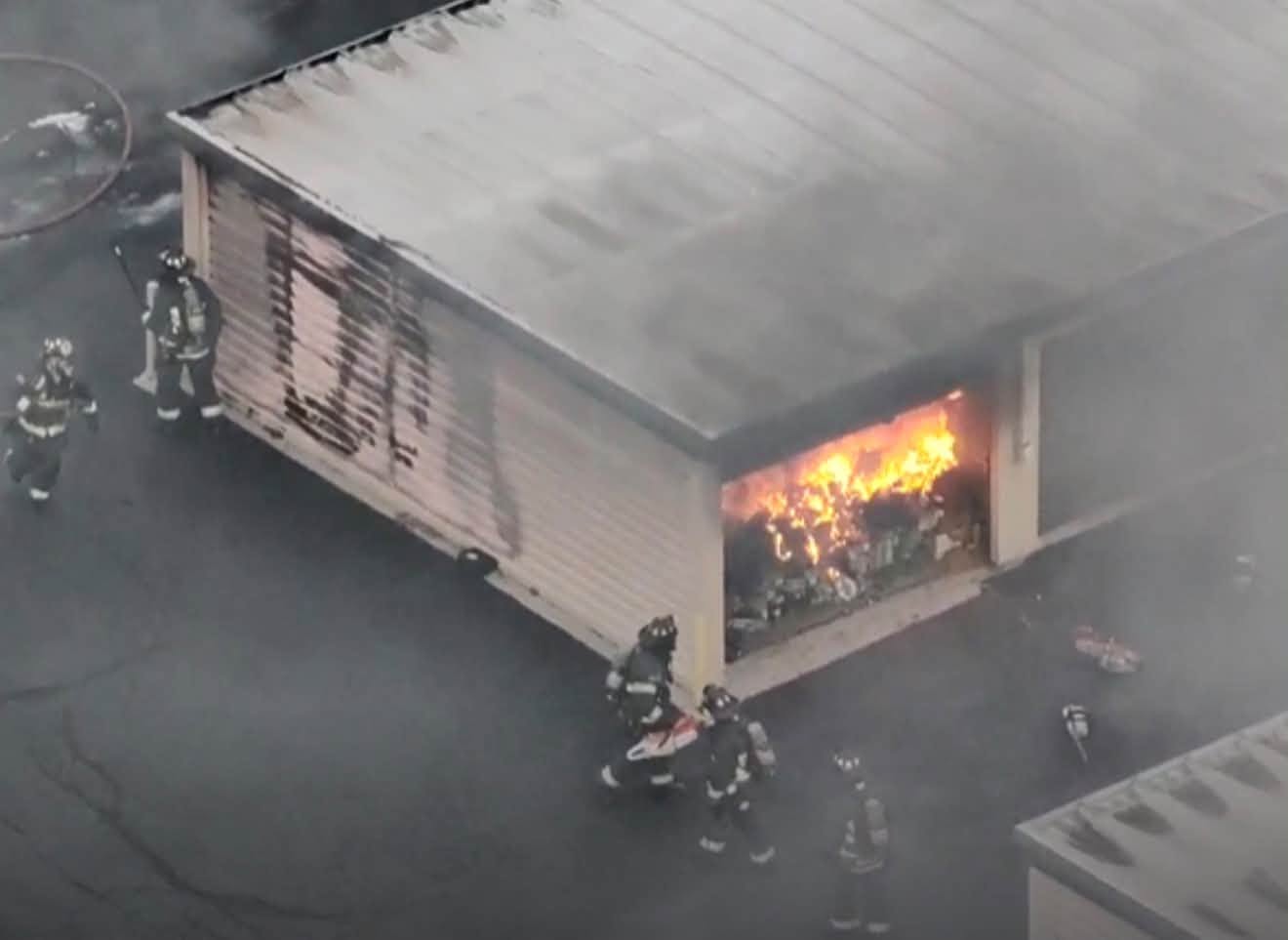 Storage Facility Fire Quickly Extinguished