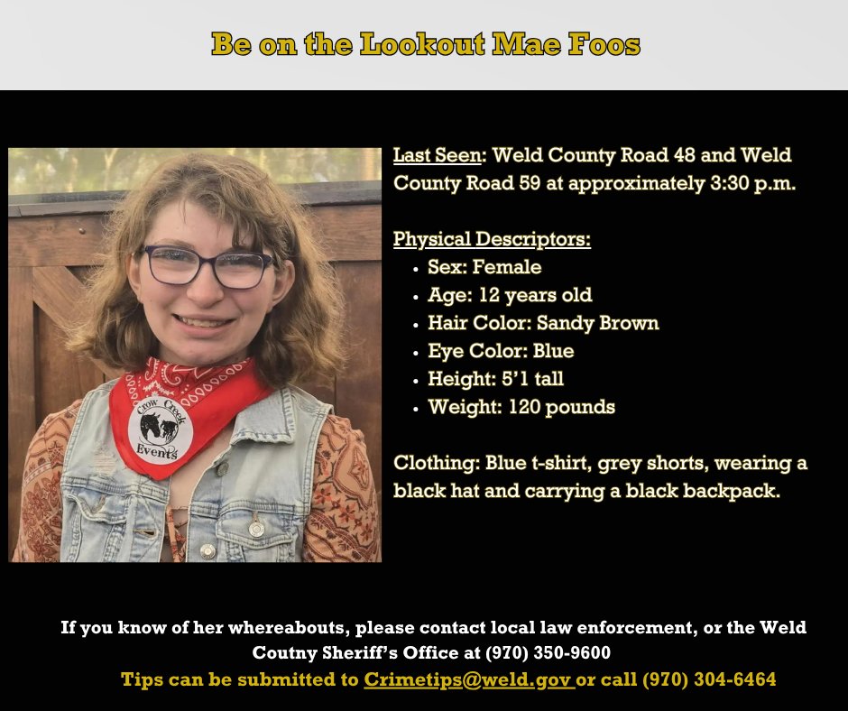 Search Continues for Missing Mae Foos