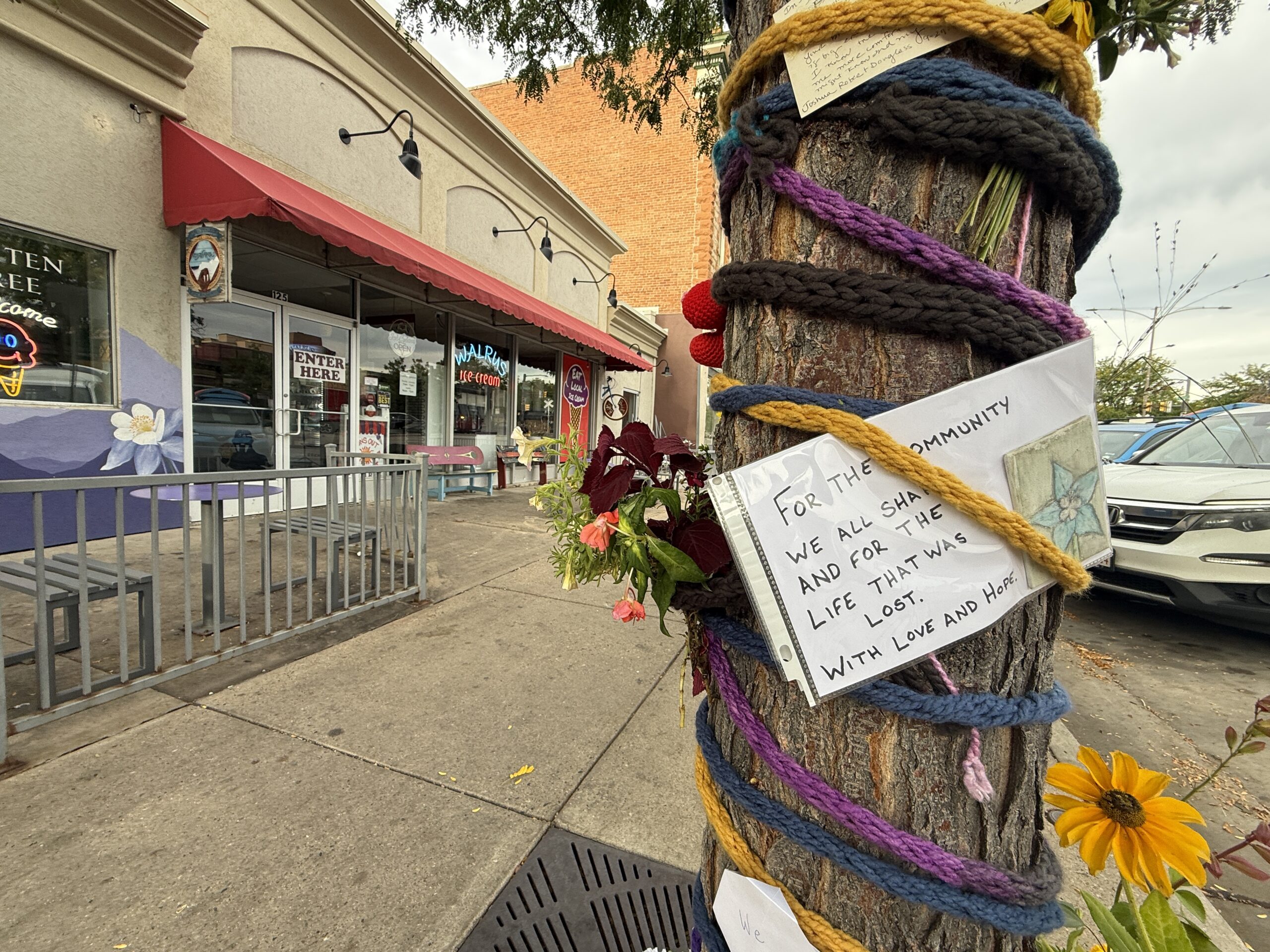 Memorial Grows Outside Walrus After Fatal Crash