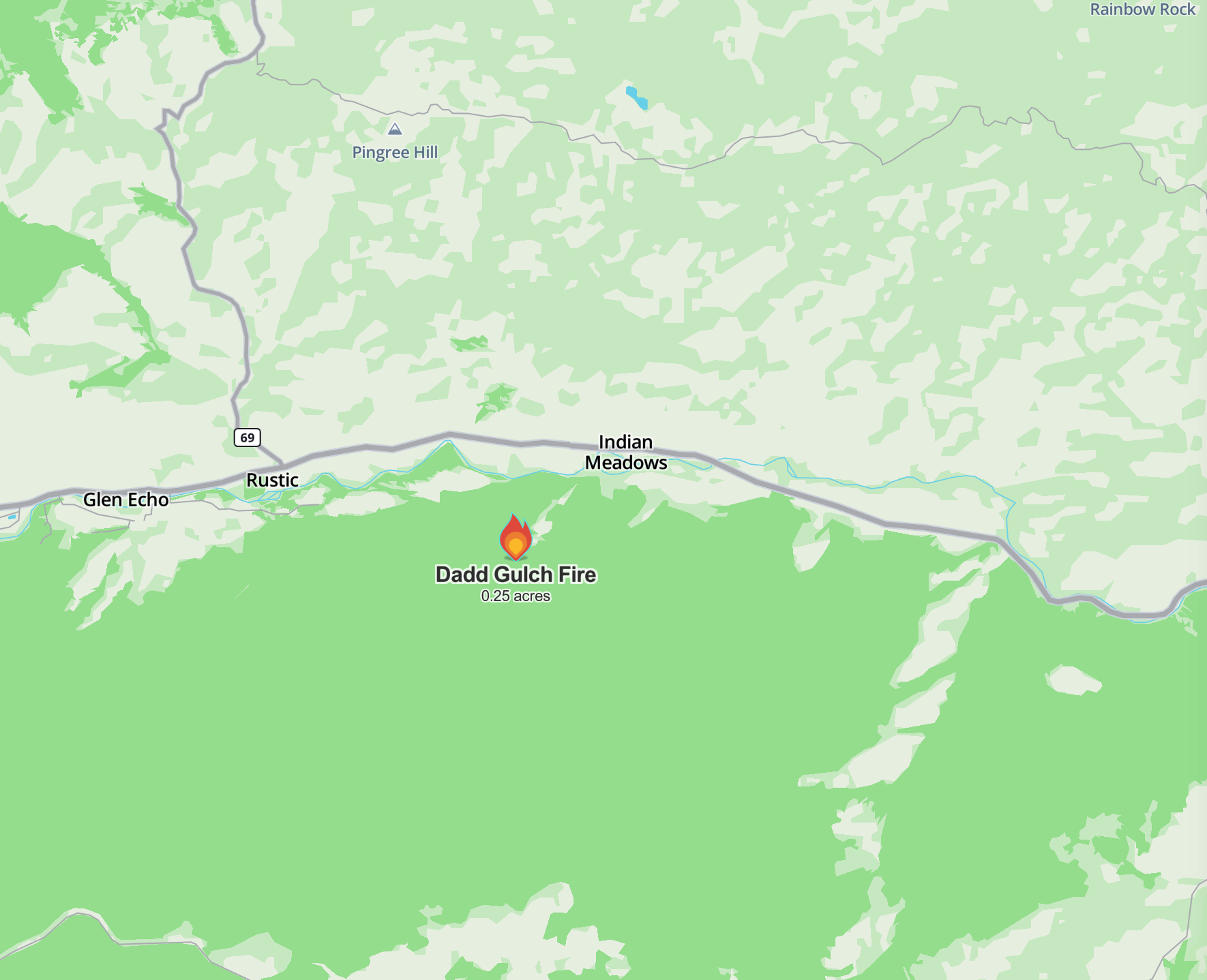 Dadd Gulch Fire Prompts Evacuation Warning