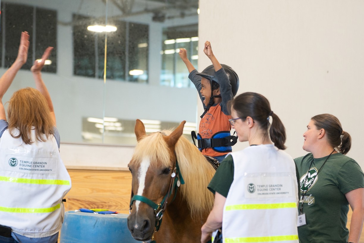 CSU Study Finds Horse Therapy Helps Reduce Stress in Children With Autism