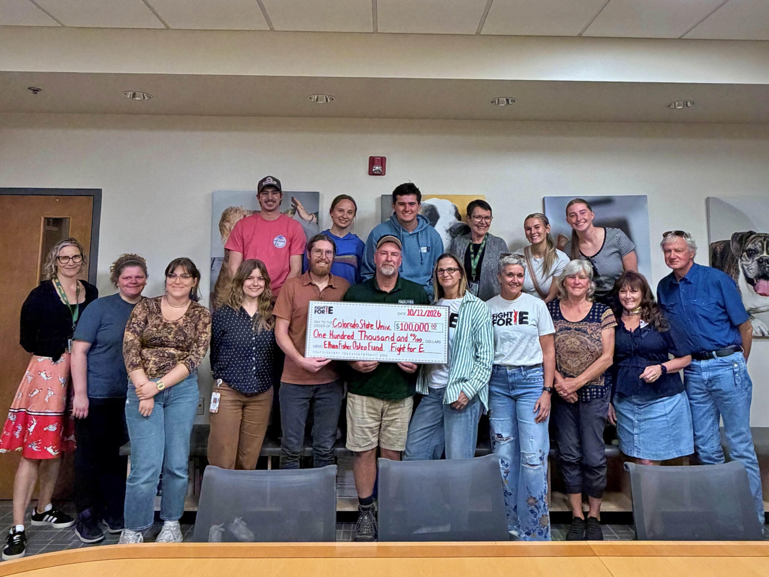 Northern Colorado Fundraiser Donates $100,000 to CSU for Childhood Bone Cancer Research